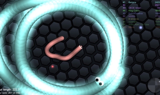 Instructions for playing Slither.io to become the biggest snake on the planet